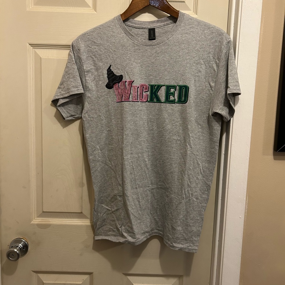 Wicked Gray Short Sleeve Tee Casual Cotton Shirt -size medium